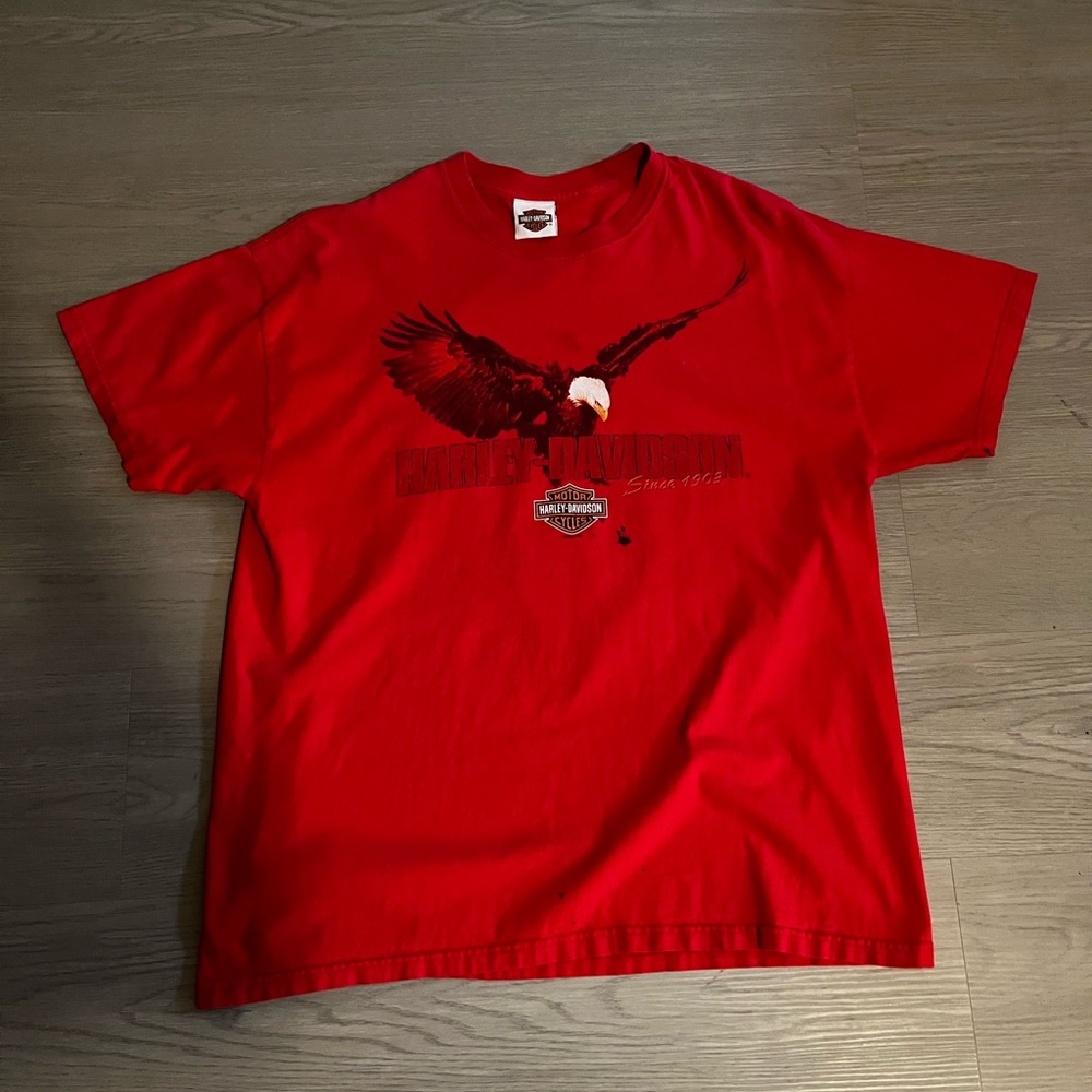 Vintage Harley Davidson Tee, Size : L